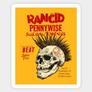 Rancid skull Sticker